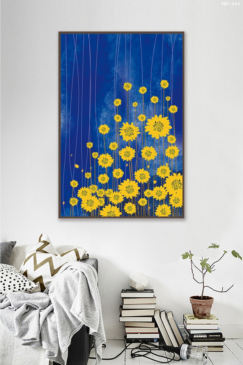 Tranh hoa cúc CHC1-002